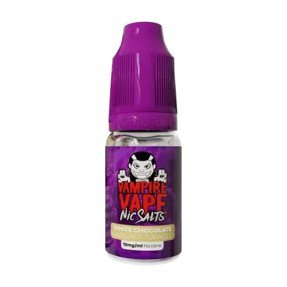 White Chocolate Hazelnut Tobacco Nic Salt by Vampire Vape - 10mg - Vape Product