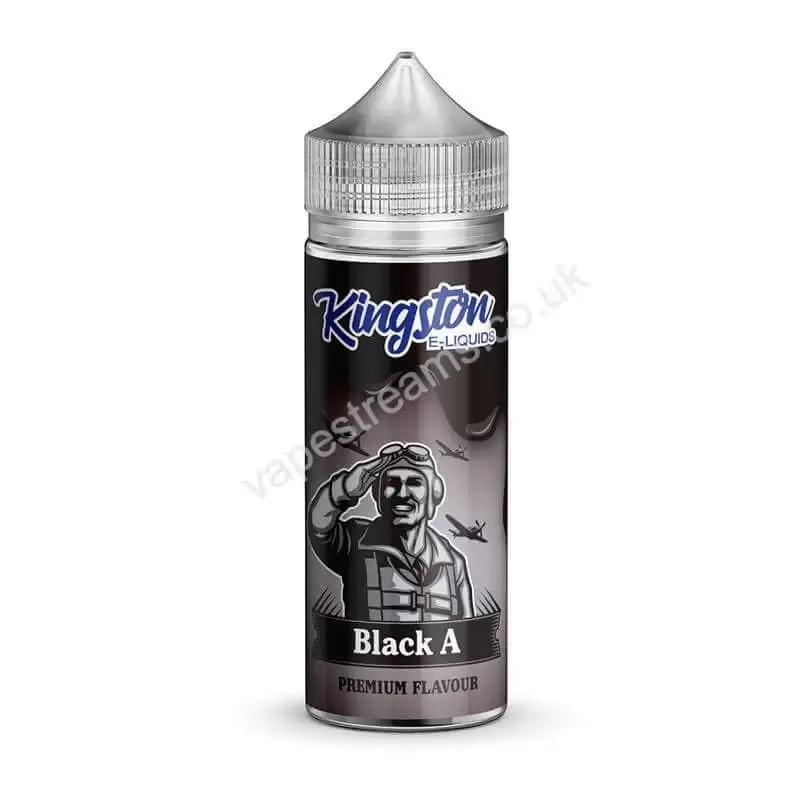 Black A E-Liquid Shortfill by Kingston - Vapestreams Co
