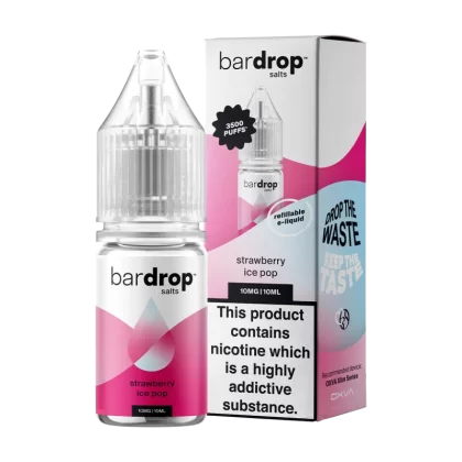 Strawberry Ice Pop Nic Salt by Bar Drop - Vapeshop Co