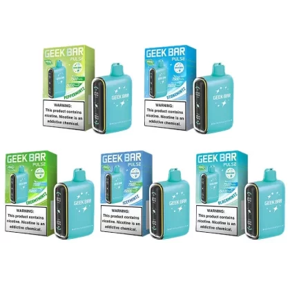 Geek Bar Pulse 15000 Mintz Edition Disposable Vape - flavors#Stone Mintz>Pepper Mintz>Black Mintz>Creamy Mintz>Icey Mint (5E717C)