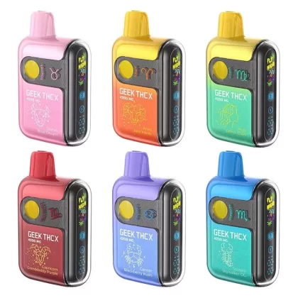 Geek THCX Pulse Pro 4.2G THC-A Blend Disposable Vape - flavors#BLACKBERRY KUSH (INDICA)>GG4 (INDICA)>GREEN CUSH (SATIVA)>JACK HERER (SATIVA)>WATERMELON Z (INDICA)