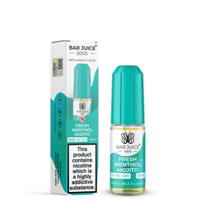 Fresh Menthol Mojito Bar Juice 5000 Nic Salts e Liquid 10ml – TPD - Vapestorm Co