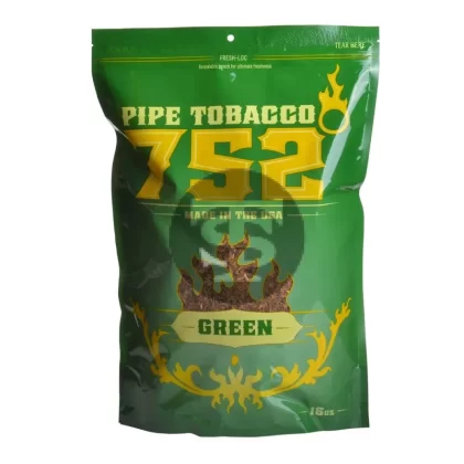 752 Green Pipe Tobacco 16 oz. Bag