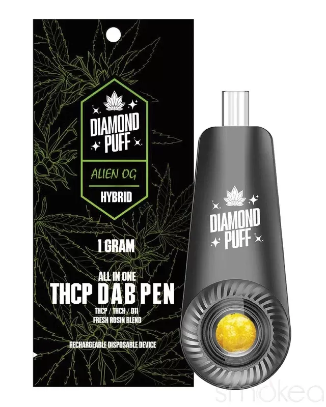 Diamond Puff 1g THCP Live Rosin Dab Pen – Alien OG