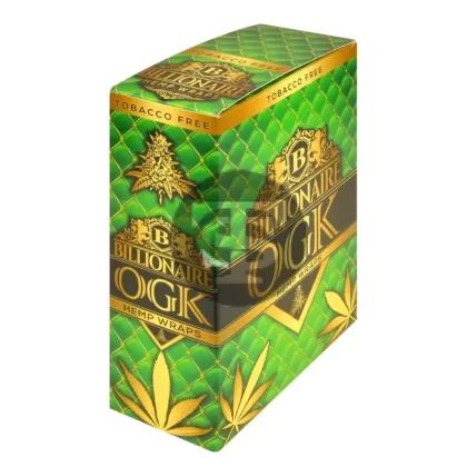 Billionaire Hemp Wraps 25 packs of 2, OGK - Ejuicewarehouse