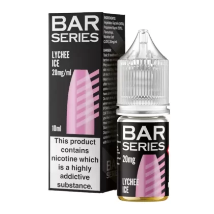 Lychee Ice Nic Salt E-Liquid by Bar Series (10ml) - 20mg