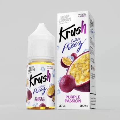 Drip Down Krush Extra Freeze – Purple Passion 30ml (35/55 Mg) - Vape Product, Vape Product