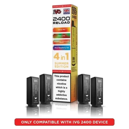 IVG 2400 Reload 4 in 1 Prefilled Pods | Pack of 4