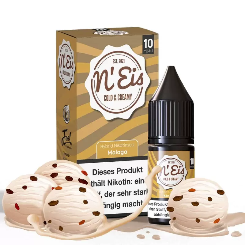 n’EIS Hybrid Nikotinsalz Liquid – Malaga - 10mg/ml - Image 2