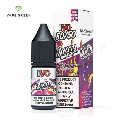 Riberry Lemonade 50/50 E-Liquid by IVG