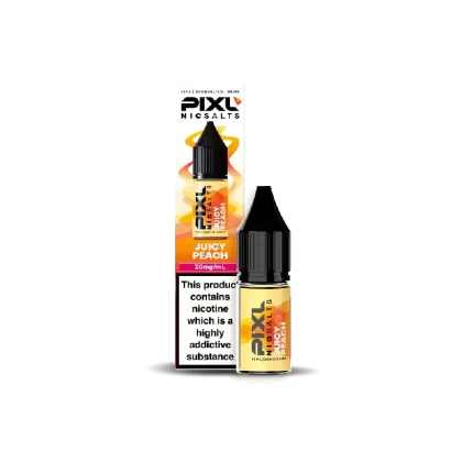 PIXL Nic Salt E-Liquid Juicy Peach 10ml - Nicotine Strength#20mg>10mg