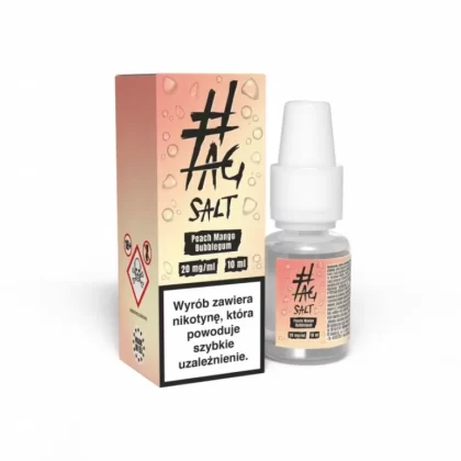 Liquid #TAG Drinks Salt 10ml 20mg Peach Mango Bubblegum