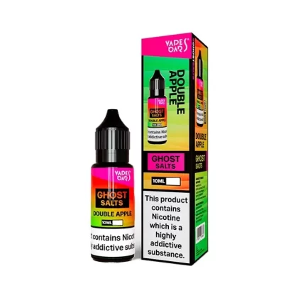 Vapes Bars Ghost Salts Double Apple E Liquid 10ml - Nicotine Strength#20mg>10mg