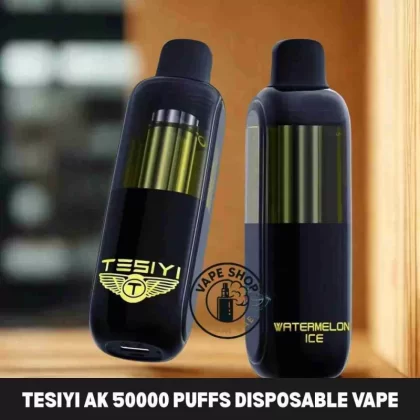 TESIYI AK 50000 Puffs Disposable Vape 50mg Buy in Dubai - 1PCS-1PACK, 5PCS- 1BOX; Berry Cherry, BLUE RAZZ