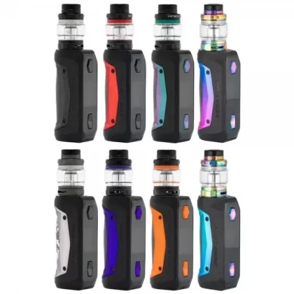 GeekVape Aegis Solo Kit - Color#Black>Blue/Green>Red>Blue>Red/Blue>Green>Orange>Gunmetal