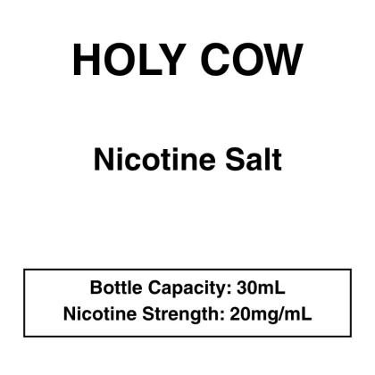 Holy Cow – Nic Salt – 30mL