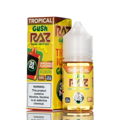 Pod Juice X RAZ Salt Nic - Tropical Gush - 30mL - 55mg