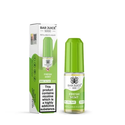 Bar Juice 5000 Fresh Mint Nic Salt - Nicotine Strength#5mg>10mg>20mg