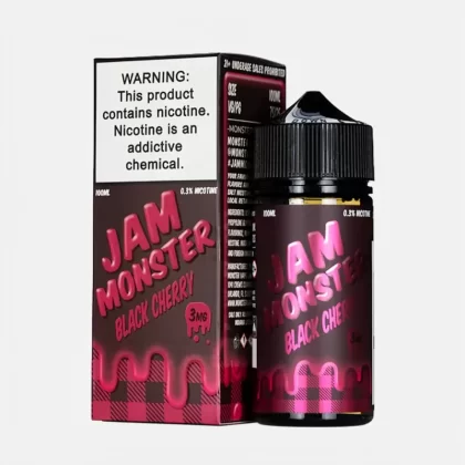 Jam Monster – Black Cherry – 100mL E-Liquid (Toast & Butter)