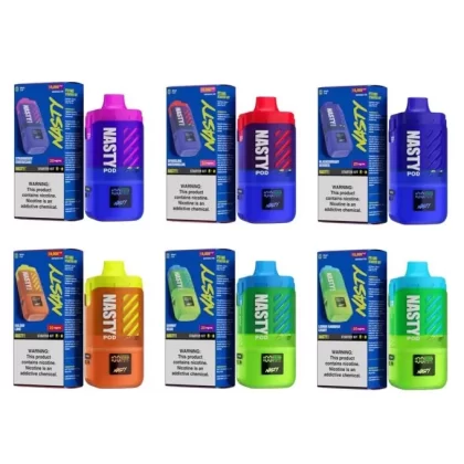 Nasty 16k Disposable Pod 16000 Puffs Starter Kit - Vapeandgo Com My