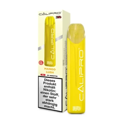 IVG Calipro – Mango Lush - IVG Calipro / Propylenglykol / Triacetin / Glycerin / Nikotin-Benzoat / Furaneol / 20mg/ml