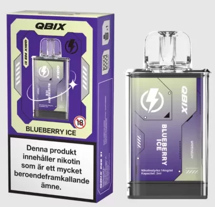 QBIX Blueberry Ice 14mg – Pod