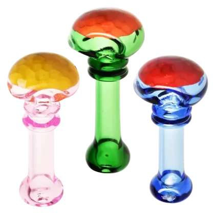 Honeycomb Dipped Glass Spoon Pipe