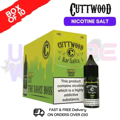 Lemon Lime Cuttwood Bar Salt BOX OF 10