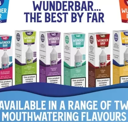 Wunderbar Nic Salt 20mg 10 x 10ml (Full Box)