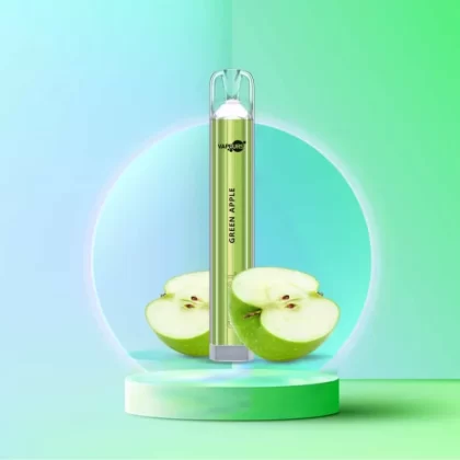 VAPEURS Crystal – Green Apple - 550 mAh / Nikotinsalz / Propylenglykol / Aromastoffe / Glycerin / 20mg/ml