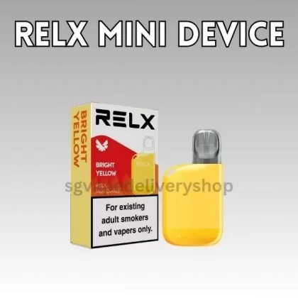 Relx Mini Device - Yellow - Sgvapedeliveryshopsecure