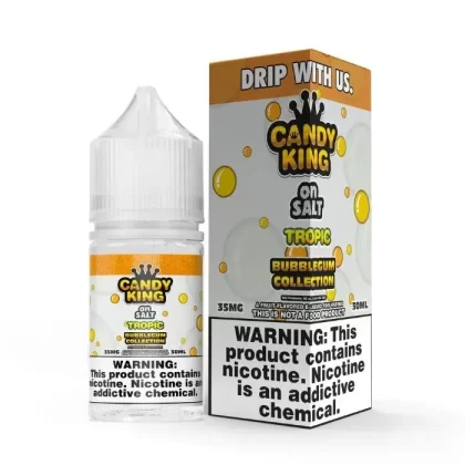 Tropic Nicotine Salt by Candy King Bubblegum - Size#30ml~Nicotine#35MG>50MG