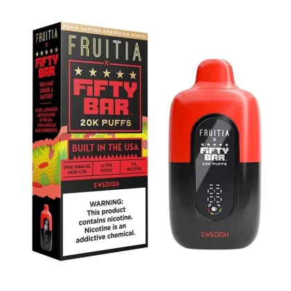 Fruitia X Fifty Bar 20K Disposable Vape 5% (20000 Puffs)