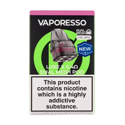 Vaporesso Luxe X Dual Mesh Replacement Pods - Vapesuperstore Co