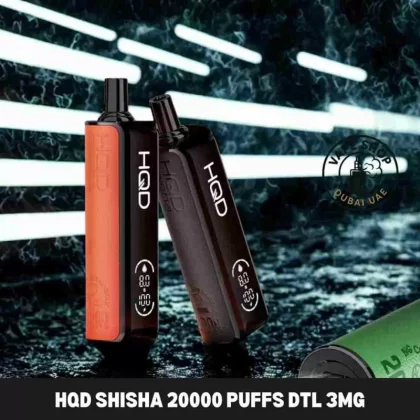 Hqd shisha 20000 puffs dtl 3mg nicotine Disposable Vape Buy in Dubai - Vapeshopdubaiuae